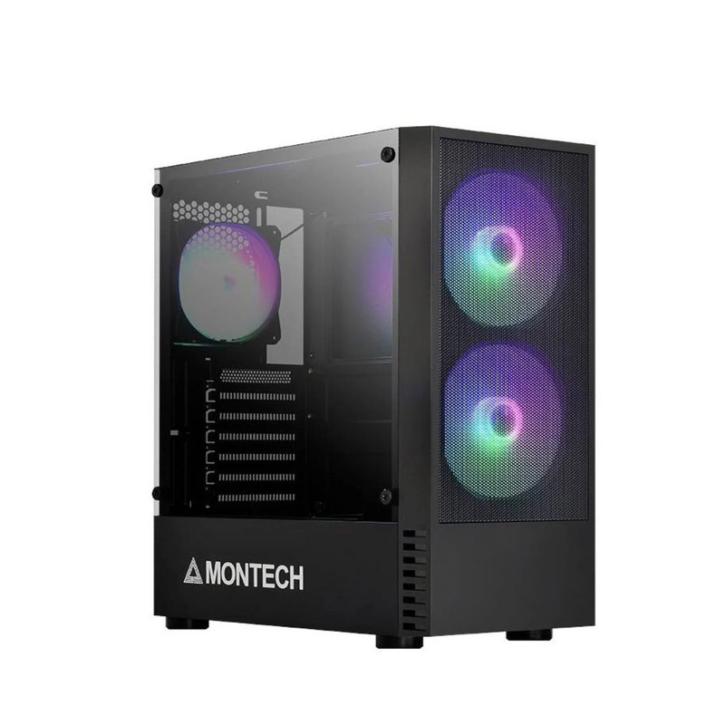 Montech X2 Compact ATX Mid Tower Mesh Case- Black - صندوق